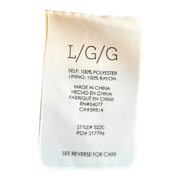 Cabi Navy Multicolor Floral Short Sleeve Cold Shoulder Blouse L - Picture 9 of 9